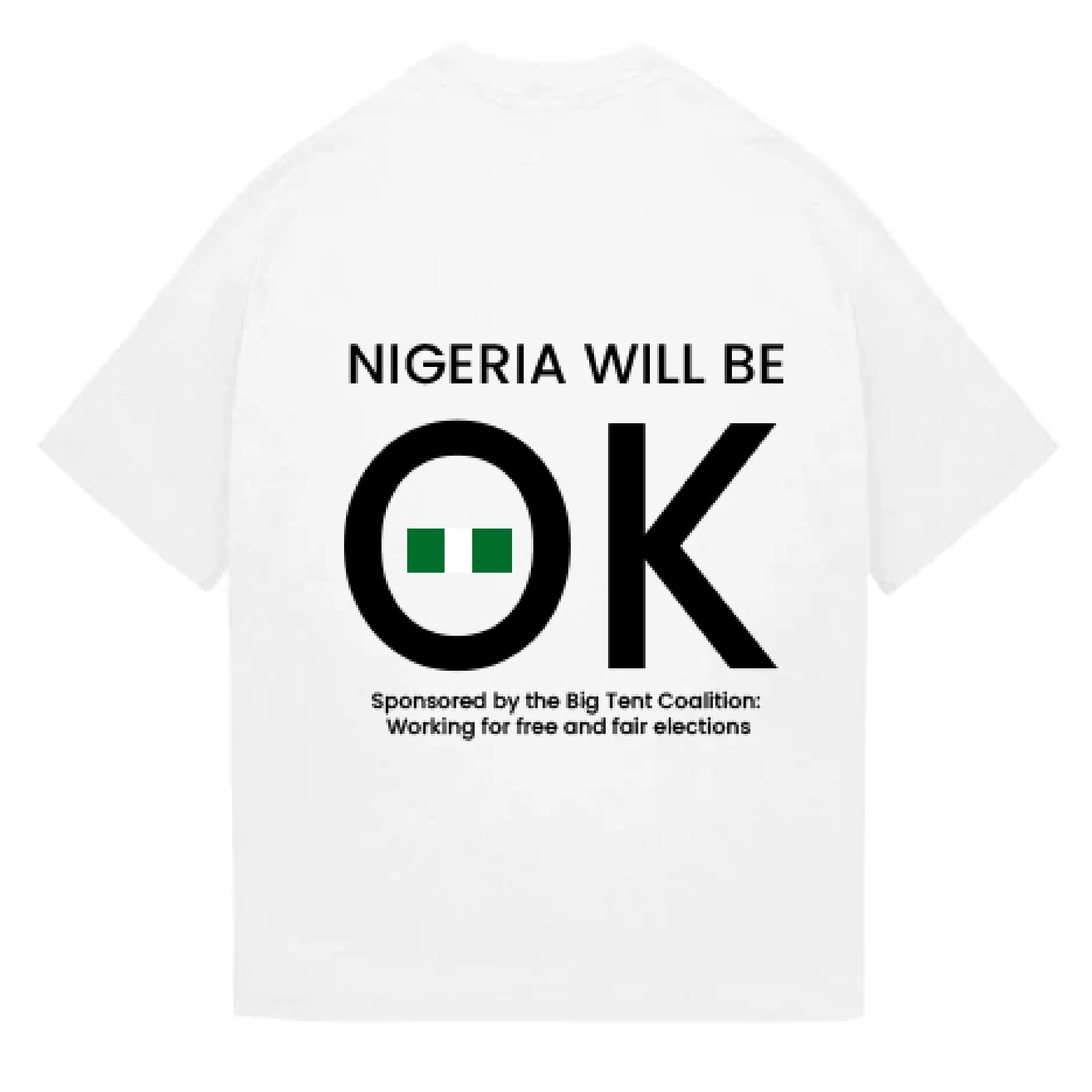 OK T-shirt featuring the campaign design for everyday wear
