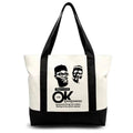 OK tote bag for carrying everyday essentials and personal items